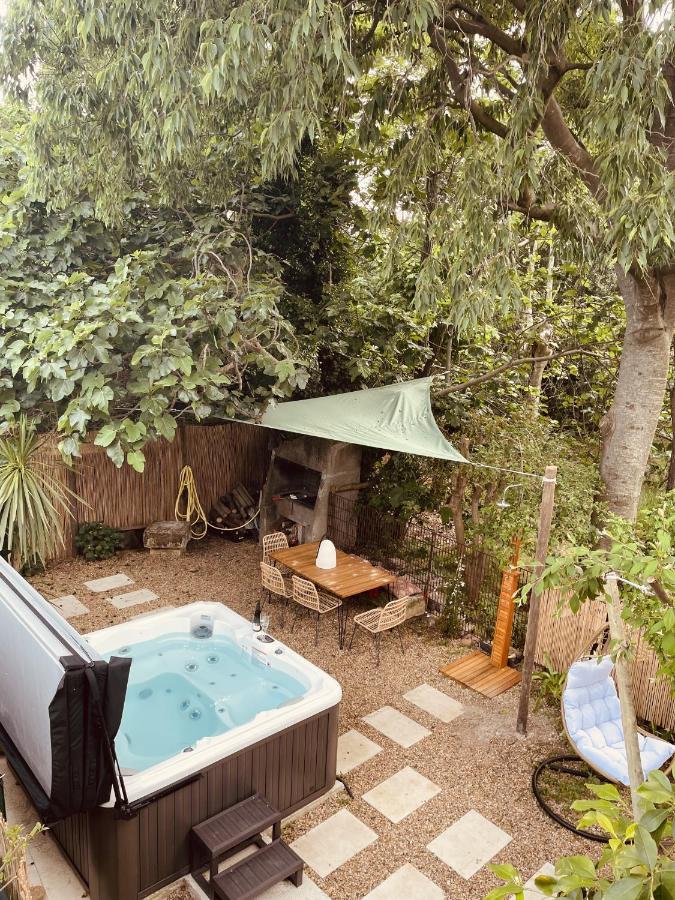 Maison Dans Les Arbres, Spa, Tennis, Parking Nîmes Esterno foto